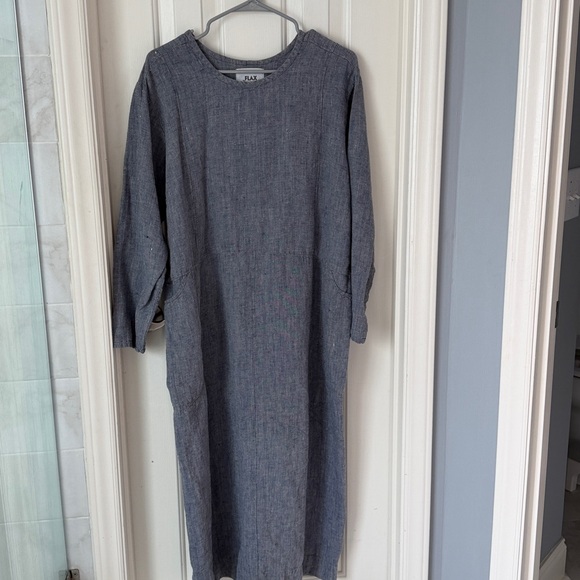 Flax Dresses & Skirts - Flax by Jeanne Englehart Green Maxi Dress